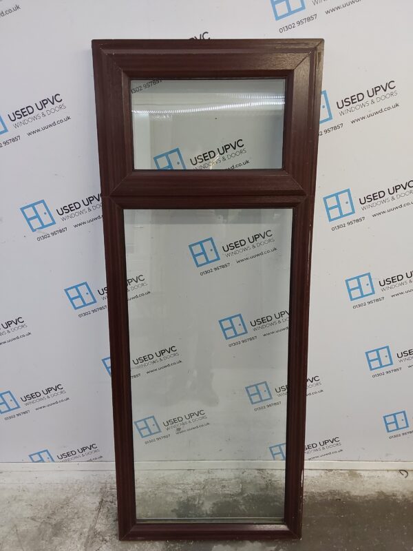 Used Woodgrain Upvc Window 675mm x 1710mm C2A005