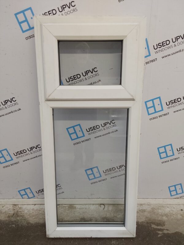 Used White Upvc Window 530mm x 1215mm AO026
