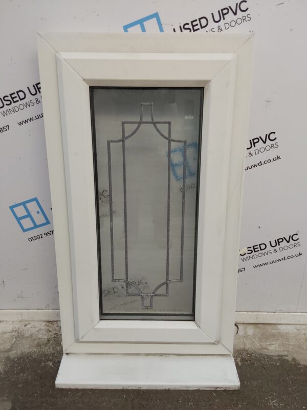 Used White Upvc Window 500mm x 895mm AO030