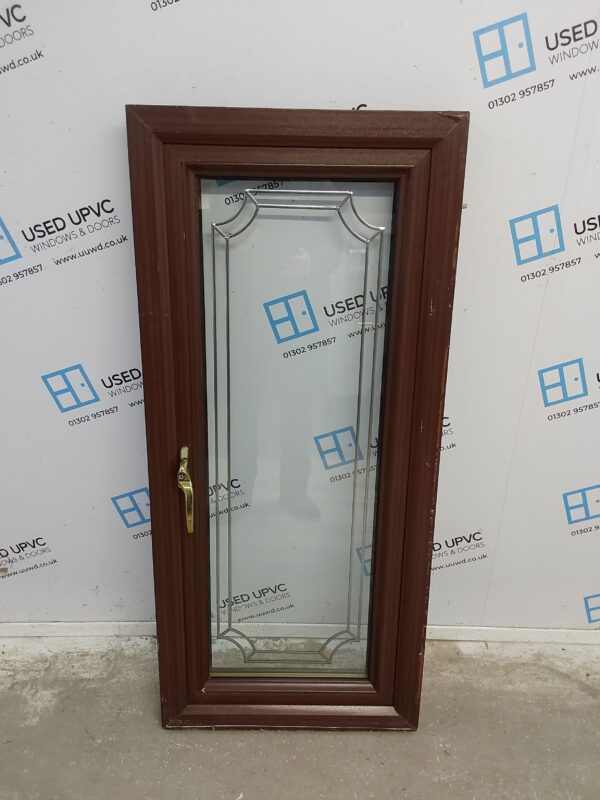 Used Woodgrain Upvc Window 570mm x 1275mm W0448 - Image 3