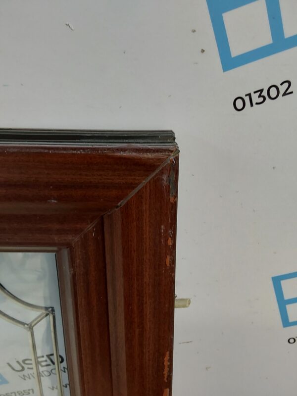 Used Woodgrain Upvc Window 570mm x 1275mm W0448 - Image 4
