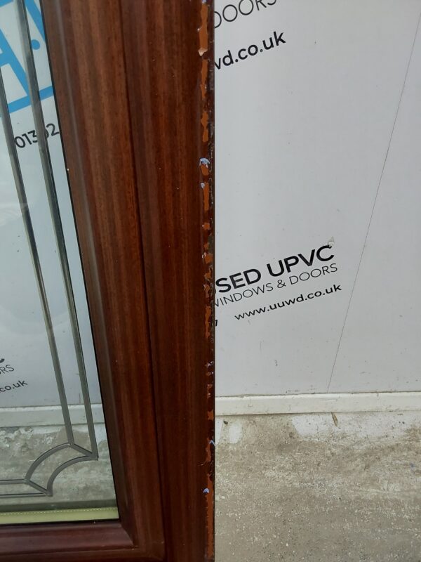 Used Woodgrain Upvc Window 570mm x 1275mm W0448 - Image 6