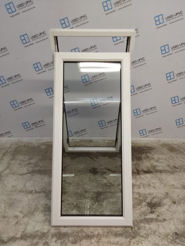 Used White Upvc Window 695mm x 1470mm LW0080 - Image 2