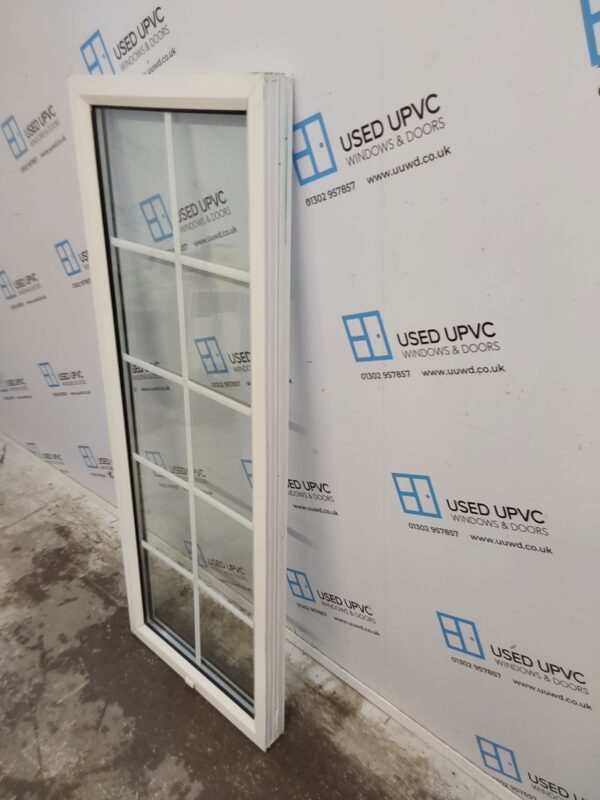 Used White Upvc Window 570mm x 1490mm SC1036 - Image 4