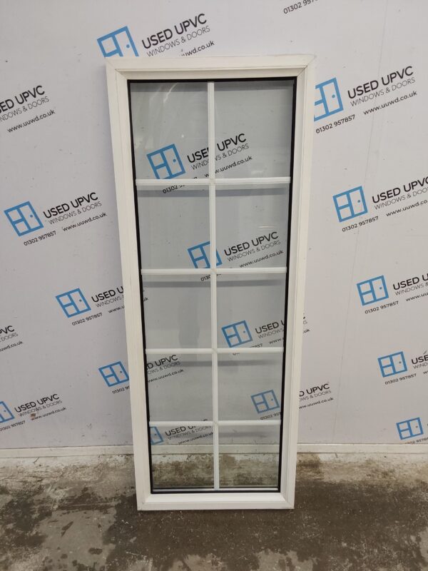 Used White Upvc Window 570mm x 1490mm SC1036 - Image 2