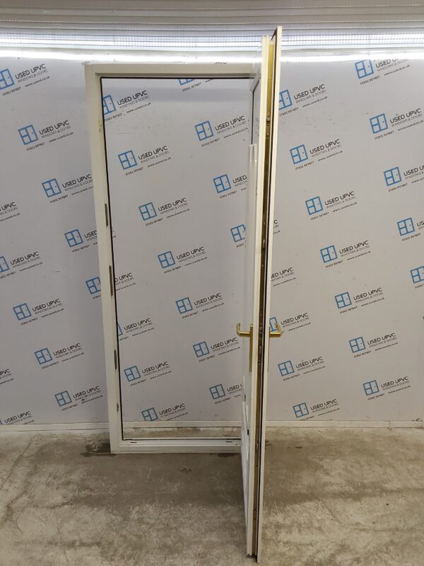 Used White Upvc Front Door 900mm x 2245mm 0183 - Image 3