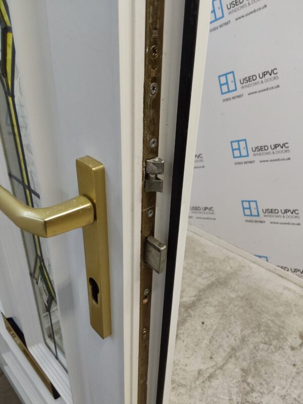 Used White Upvc Front Door 900mm x 2245mm 0183 - Image 8