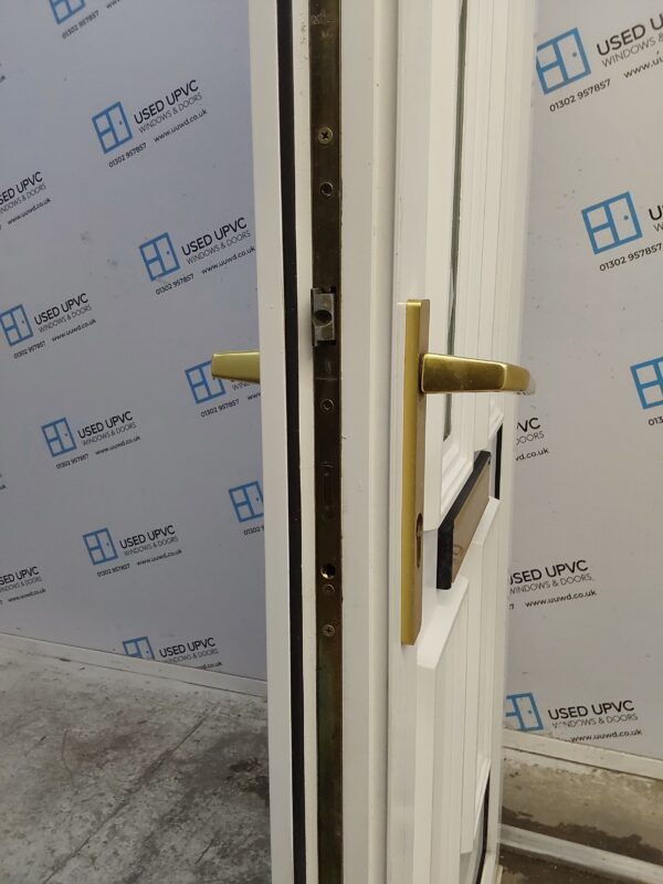 Used White Upvc Front Door 950mm x 2080mm 0754 - Image 5