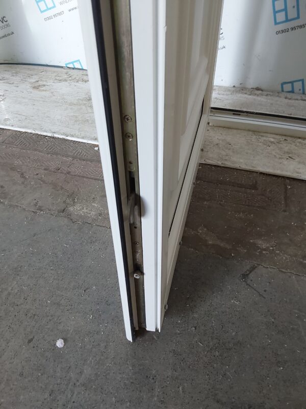 Used White Upvc Back Door And Toplight 920mm x 2430mm 0453 - Image 6