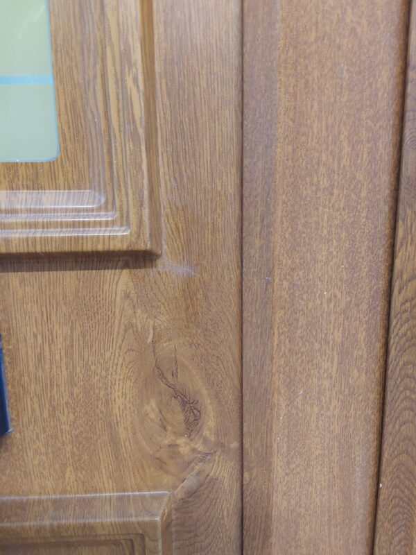Used Oak Upvc Front Door 875mm x 2085mm 0313 - Image 7