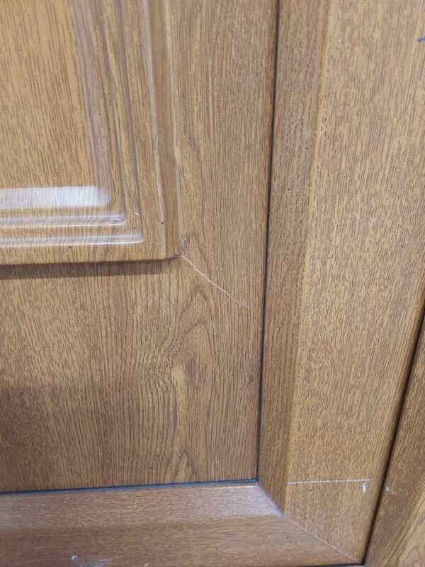 Used Oak Upvc Front Door 875mm x 2085mm 0313 - Image 8