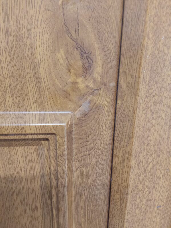 Used Oak Upvc Front Door 875mm x 2085mm 0313 - Image 9