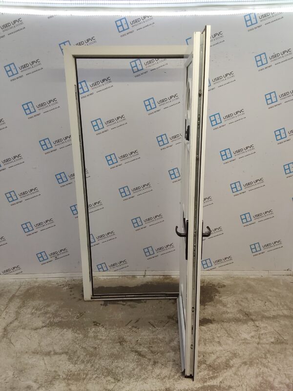 Used White Upvc Front Door 930mm x 2050mm 0027 - Image 3