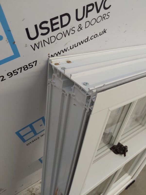 Ex Display White Upvc Sliding Sash Window 700mm x 1000mm SS02 - Image 8