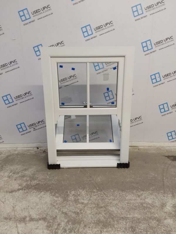 Ex Display White Upvc Sliding Sash Window 700mm x 1000mm SS04 - Image 3