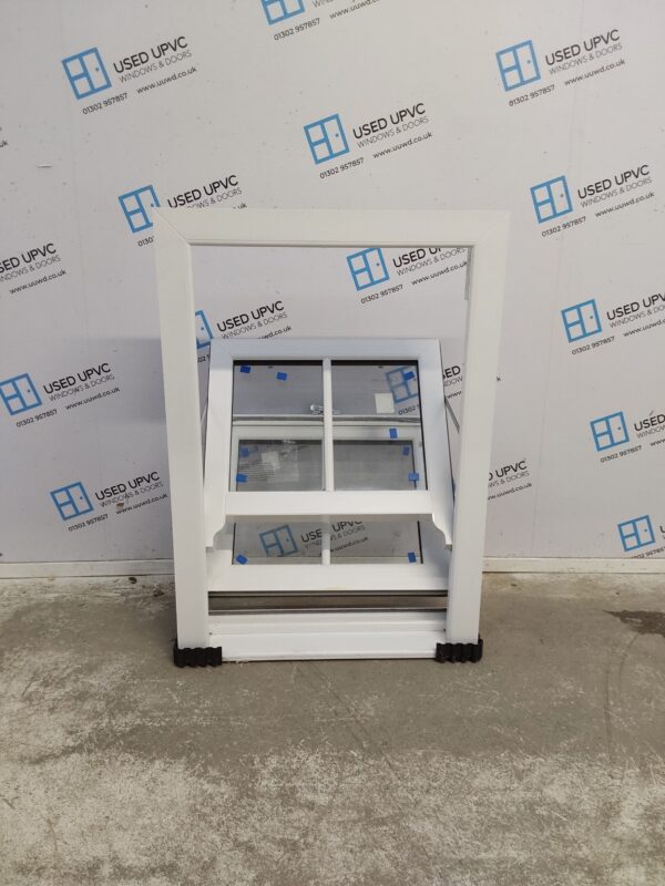 Ex Display White Upvc Sliding Sash Window 700mm x 1000mm SS04 - Image 4