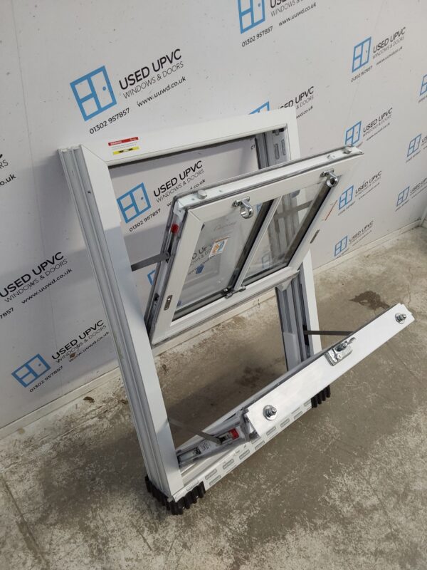 Ex Display White Upvc Sliding Sash Window 700mm x 1000mm SS04 - Image 5