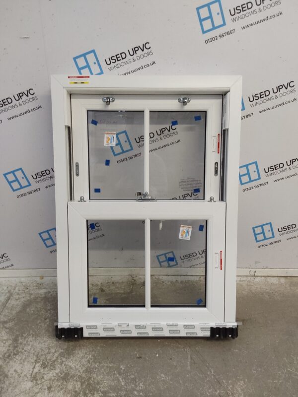 Ex Display White Upvc Sliding Sash Window 700mm x 1000mm SS04 - Image 2