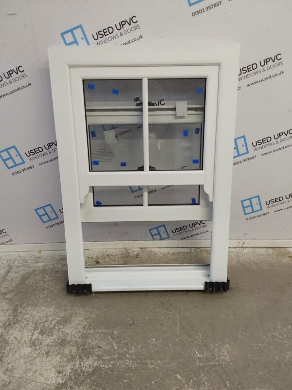 Ex Display White Upvc Sliding Sash Window 700mm x 1000mm SS04 - Image 6