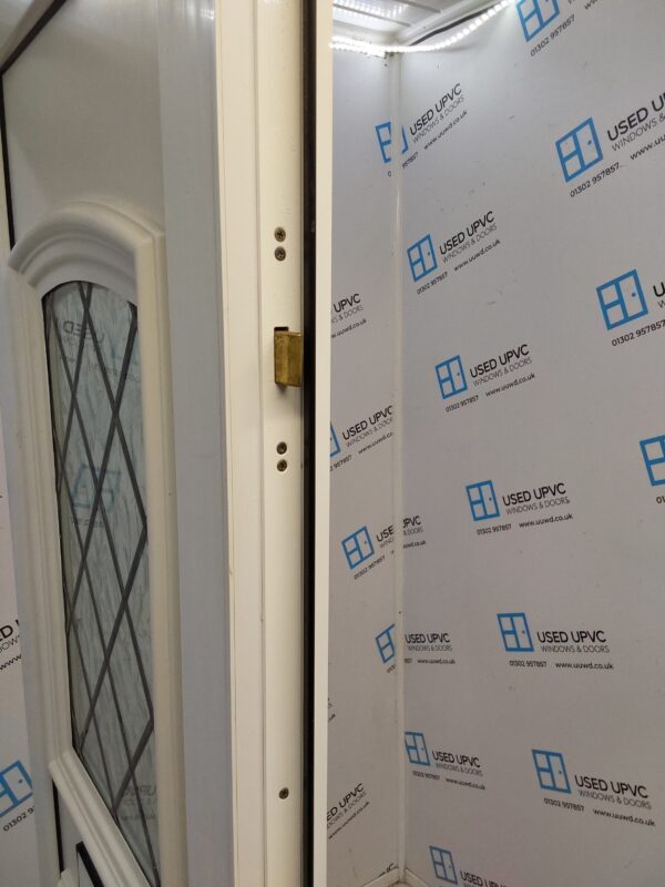 Used White Upvc Front Door 835mm x 2160mm 0550 - Image 4