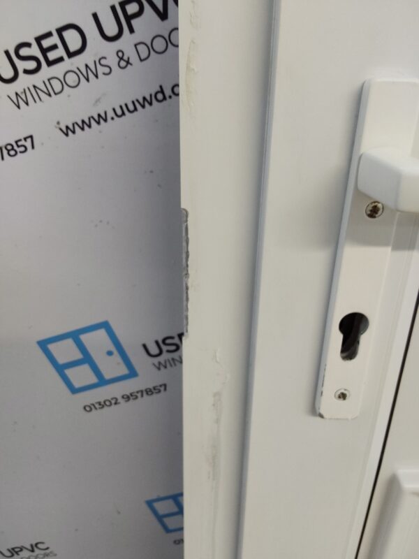 Used White Upvc Front Door 915mm x 2035mm (Reduce To 900mm) 0361 - Image 7