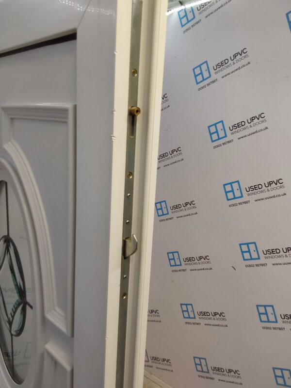 Used White Upvc Front Door 915mm x 2035mm (Reduce To 900mm) 0361 - Image 4