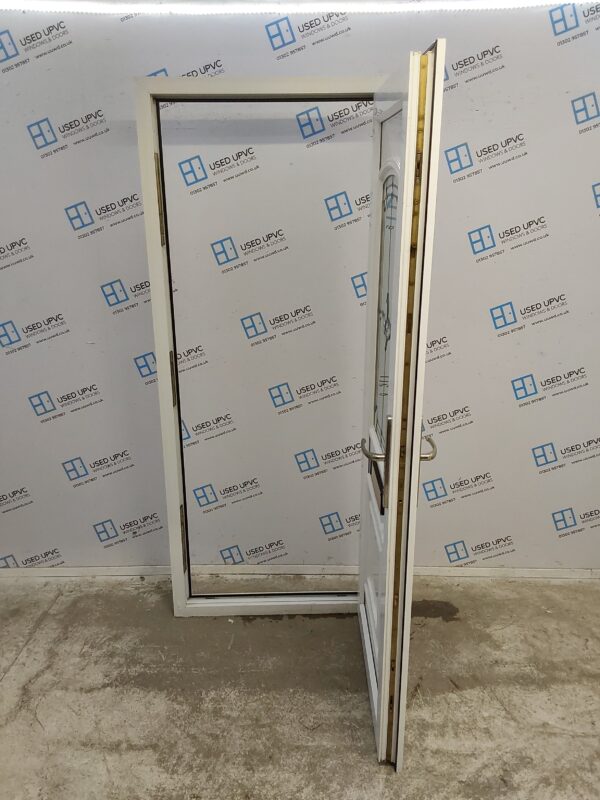 Used White Upvc Front Door 865mm x 2065mm 0321 - Image 3