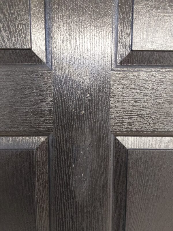 Used Black Composite Front Door 895mm x 2065mm (Reduce To 880mm) 0584 - Image 7