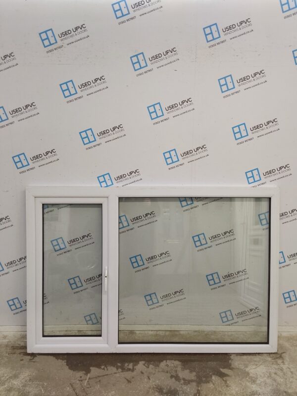 Used White Upvc Window 1760mm x 1165mm (Reduce To 1150mm) LW0029 - Image 3