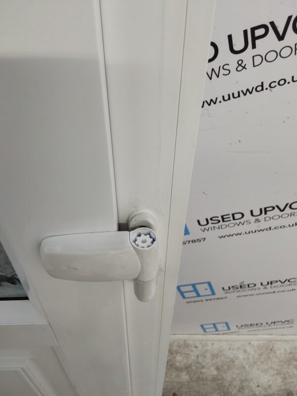 Used White Upvc Front Door 915mm x 2055mm (Reduce To 900mm x 2040mm) 0432 - Image 8