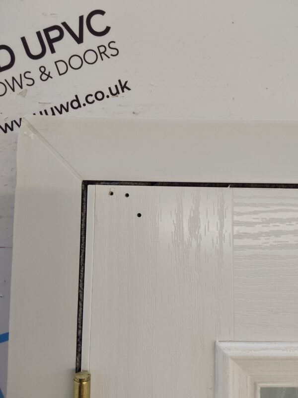 Used White Composite Back Door 925mm x 2110mm 0326 - Image 7
