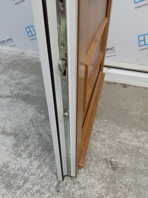 Used Oak Upvc Back Door 900mm x 2100mm 0823 - Image 6