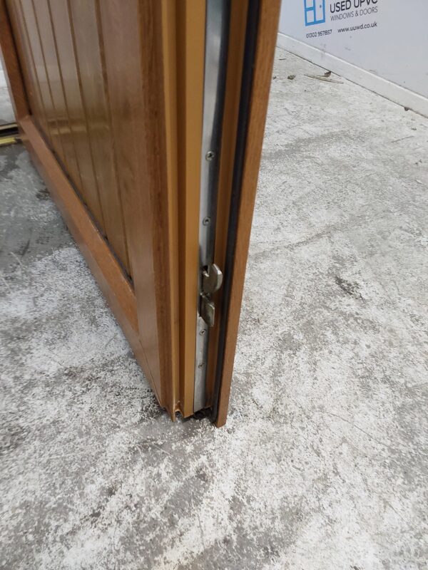 Used Oak Upvc Back Door 900mm x 2090mm 0586 - Image 6