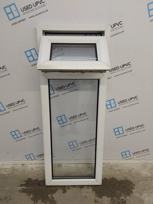 Used White Upvc Window 545mm x 1430mm C4W018 - Image 2