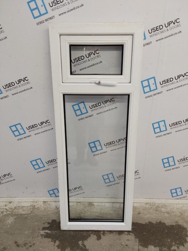 Used White Upvc Window 545mm x 1430mm C4W018 - Image 4