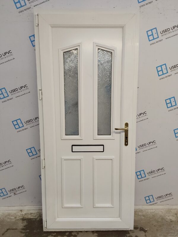 Used White Upvc Front Door 890mm x 2050mm 0458 - Image 2