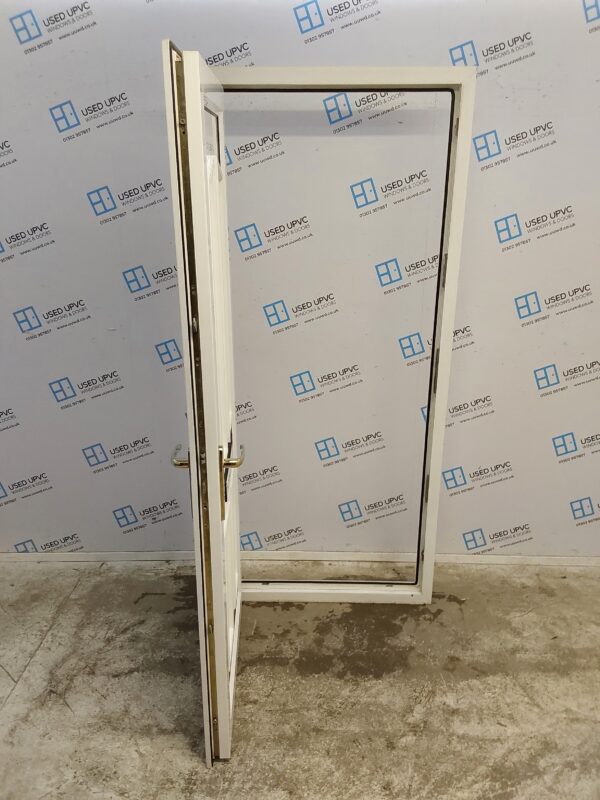 Used White Upvc Front Door 890mm x 2050mm 0458 - Image 3