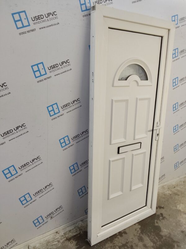 Used White Upvc Front Door 925mm x 2120mm 0462 - Image 4
