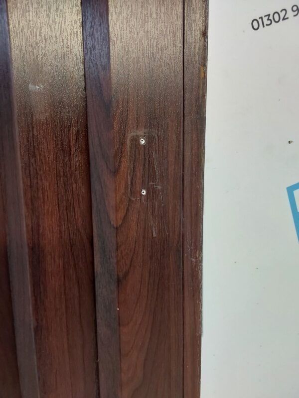 Used Rosewood Upvc Front Door 970mm x 2055mm (reduce to 950mm) 0264 - Image 7