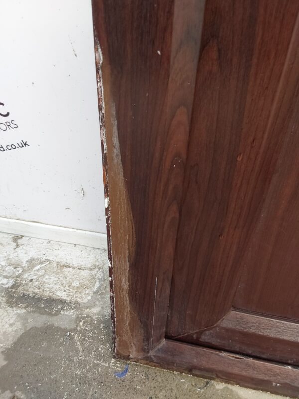 Used Rosewood Upvc Front Door 970mm x 2055mm (reduce to 950mm) 0264 - Image 6