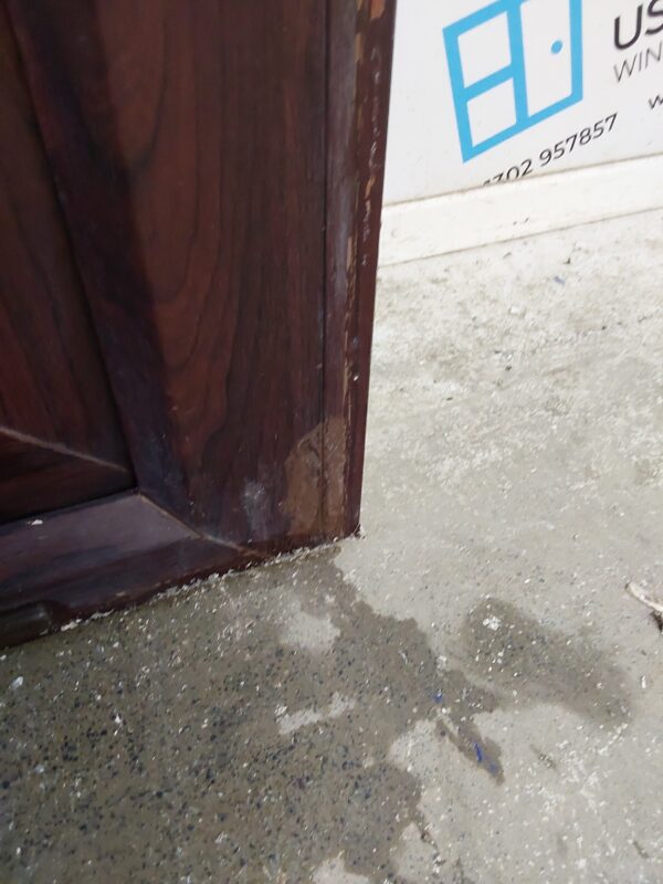 Used Rosewood Upvc Front Door 970mm x 2055mm (reduce to 950mm) 0264 - Image 5