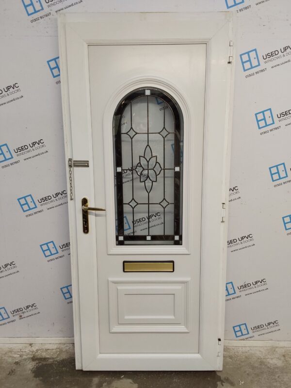 Used White Upvc Front Door 915mm x 2065mm 0263 - Image 2