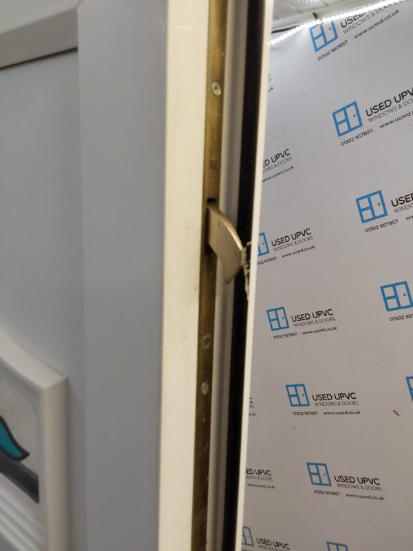 Used White Upvc Front Door 905mm x 2020mm (reduce to 865mm) 0199 - Image 5
