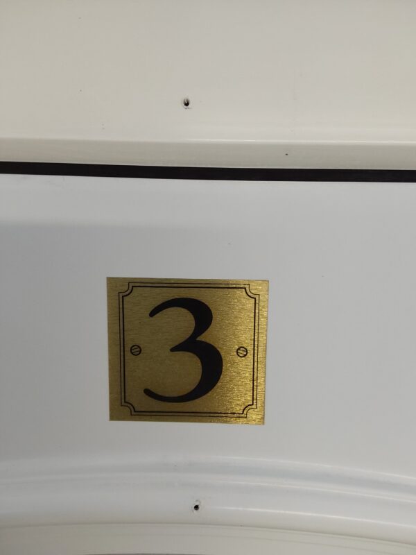 Used White Upvc Front Door 900mm x 2100mm 0173 - Image 5