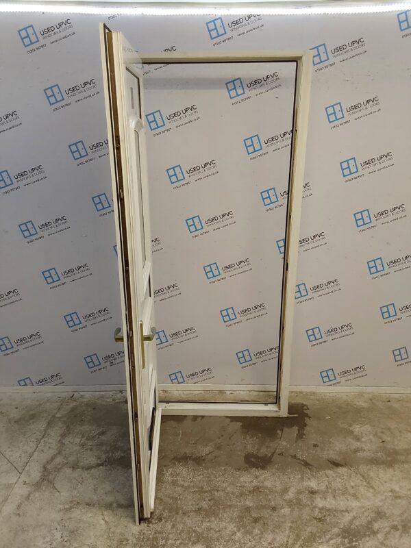 Used White Upvc Front Door 900mm x 2100mm 0173 - Image 3