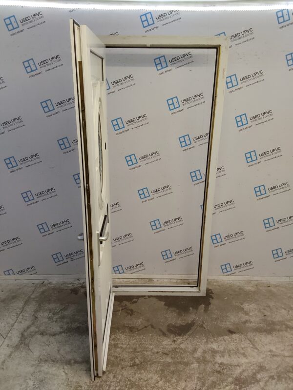Used White Upvc Front Door 925mm x 2105mm 0042 - Image 3