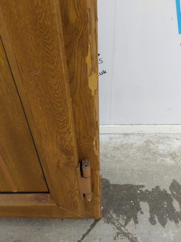 Used Oak Upvc Door 620mm x 2050mm 0028 - Image 8
