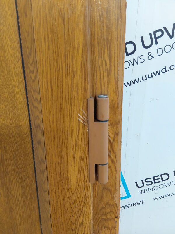 Used Oak Upvc Door 620mm x 2050mm 0028 - Image 9