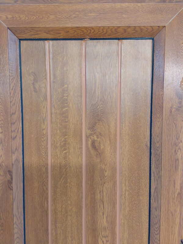 Used Oak Upvc Door 620mm x 2050mm 0028 - Image 5