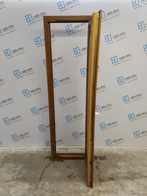 Used Oak Upvc Door 620mm x 2050mm 0028 - Image 3